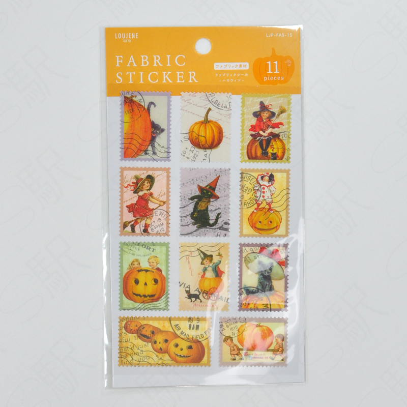 Loujene Tokyo Fabric Sticker [LJP-FAS-15] - Halloween